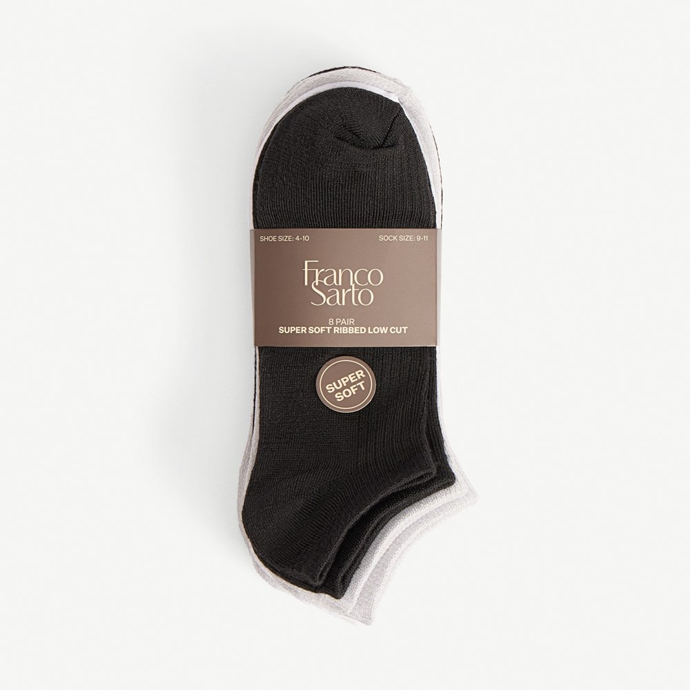 8-Pack Super Soft Low Cut Socks - Right