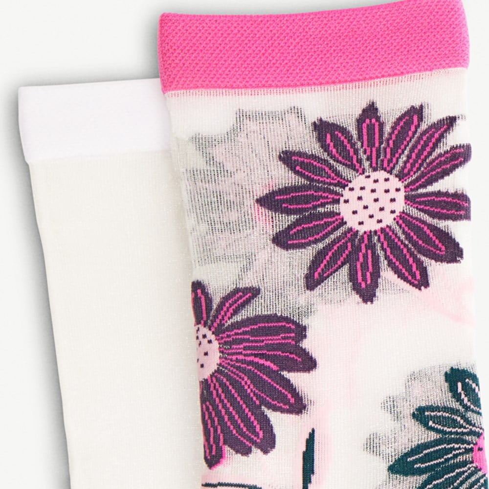 2-Pack Polyamide Sheer Crew Socks - Right