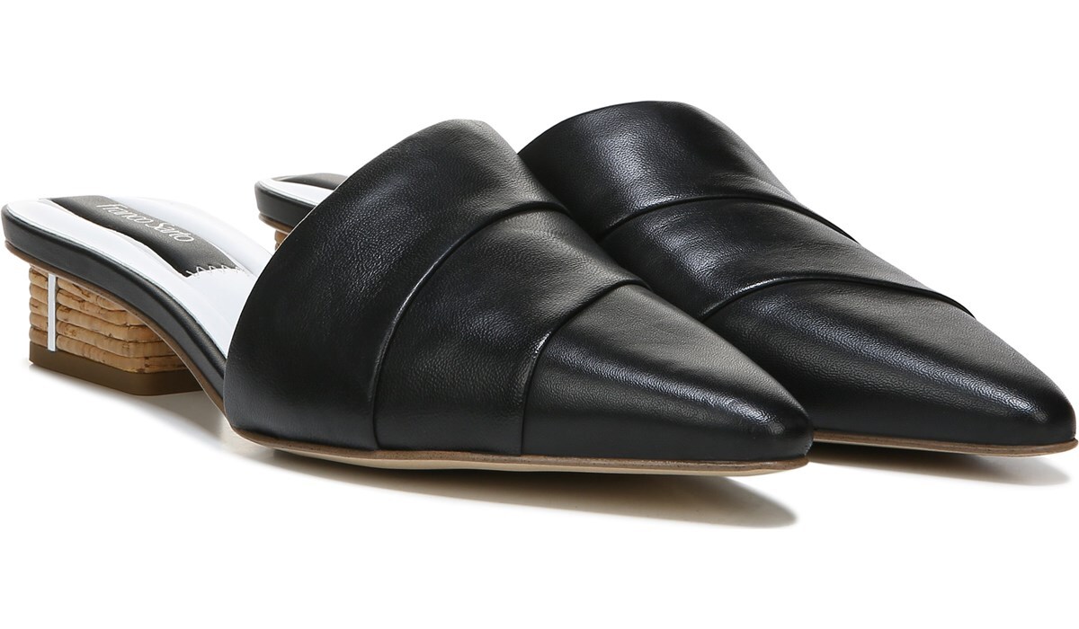 Franco sarto black mules Clearance