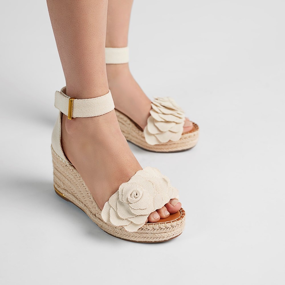 Franco Clemens Flower Espadrille Wedge Sandal - LifeStyle3