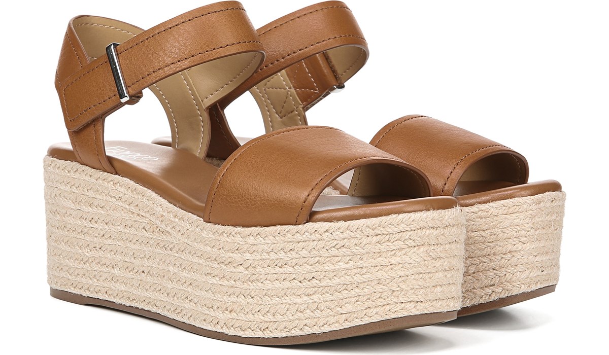 tan platform sandals