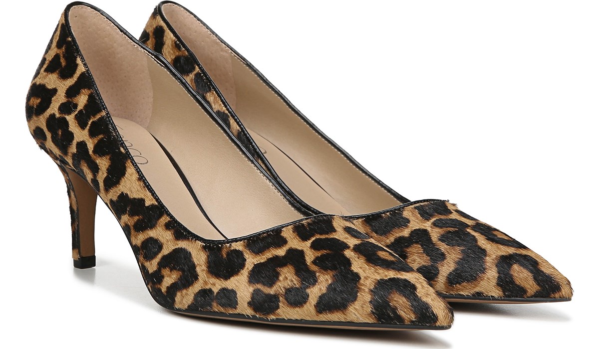 franco sarto leopard pumps