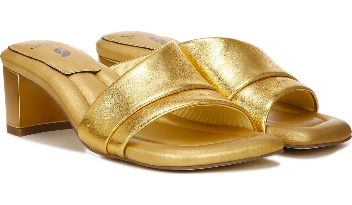 Sarto Dreamy Block Heel Slide Sandal 