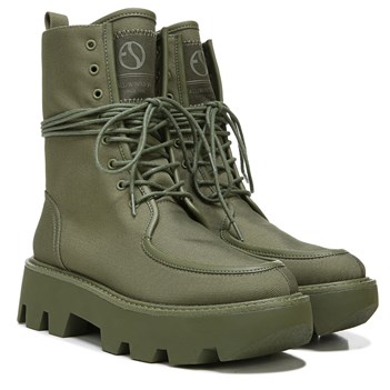 Franco Margey 2 Water Resistant Combat Boot: Khaki Fabric