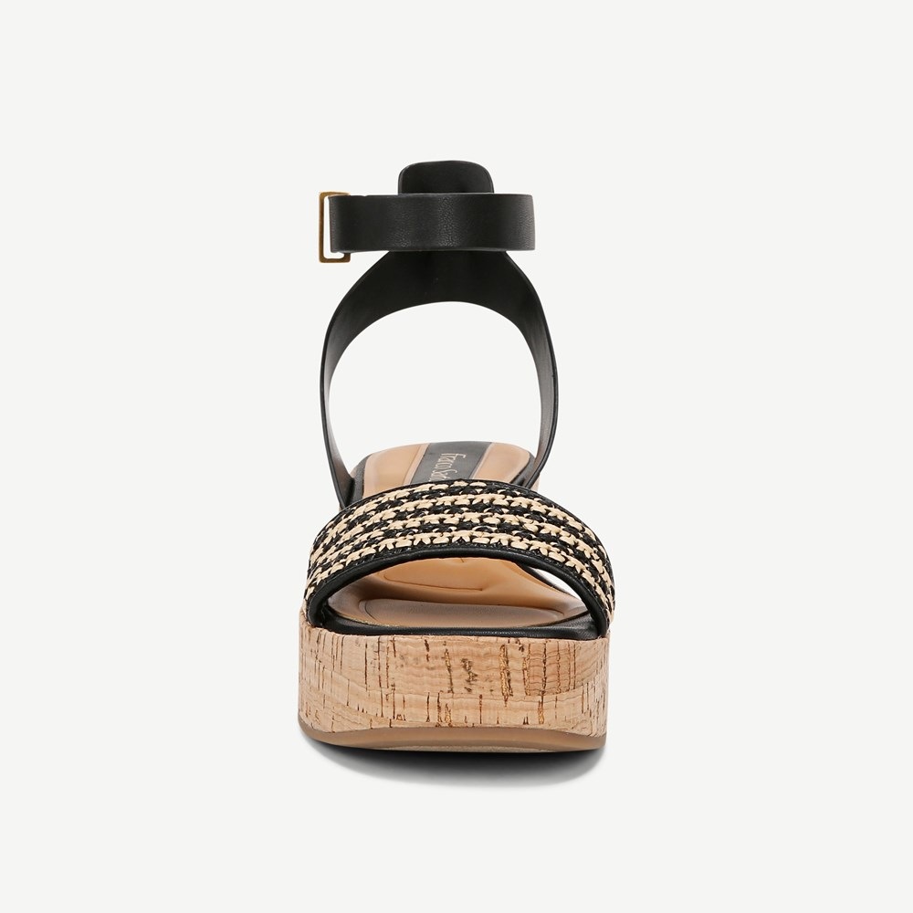 Franco Terry Platform Sandal - Front