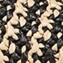 Natural/Black Raffia