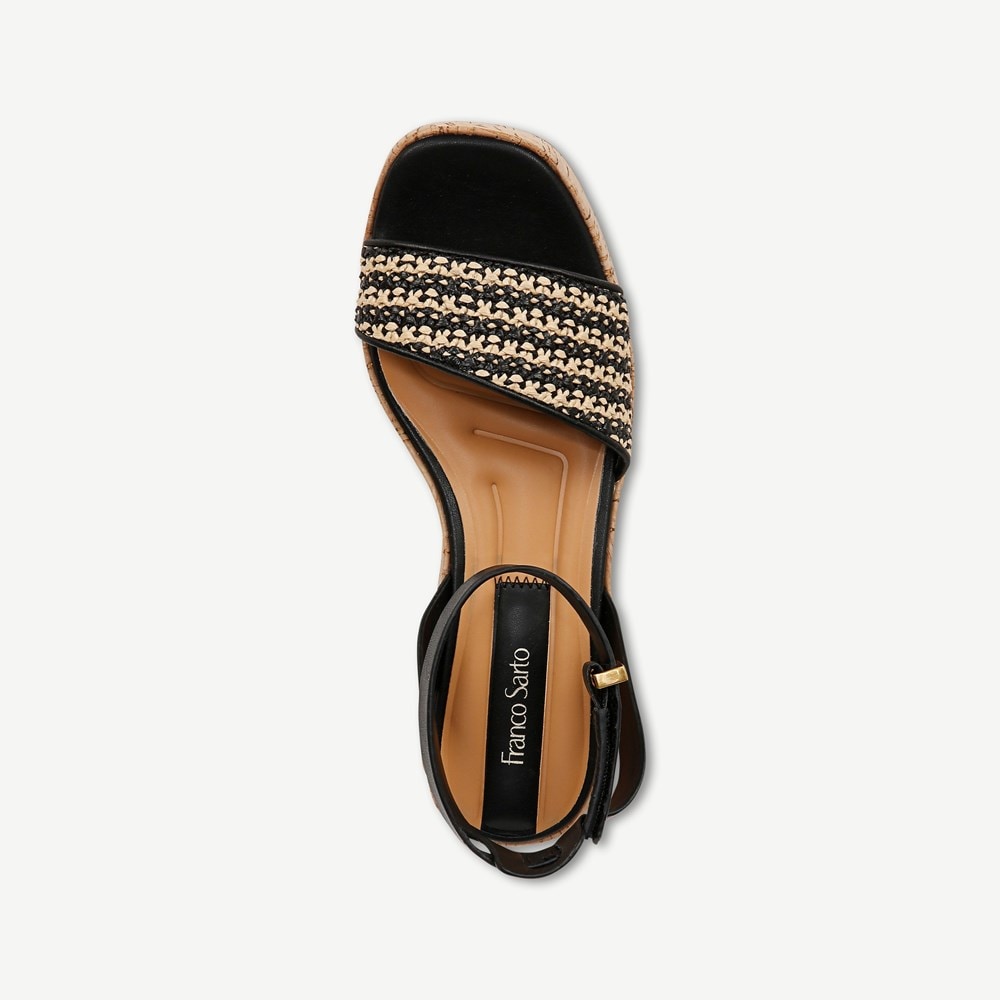 Franco Terry Platform Sandal - Top