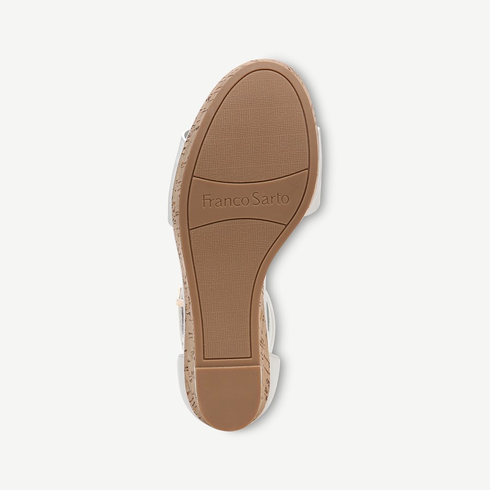 Franco Clemens Cork Wedge Sandal - Bottom
