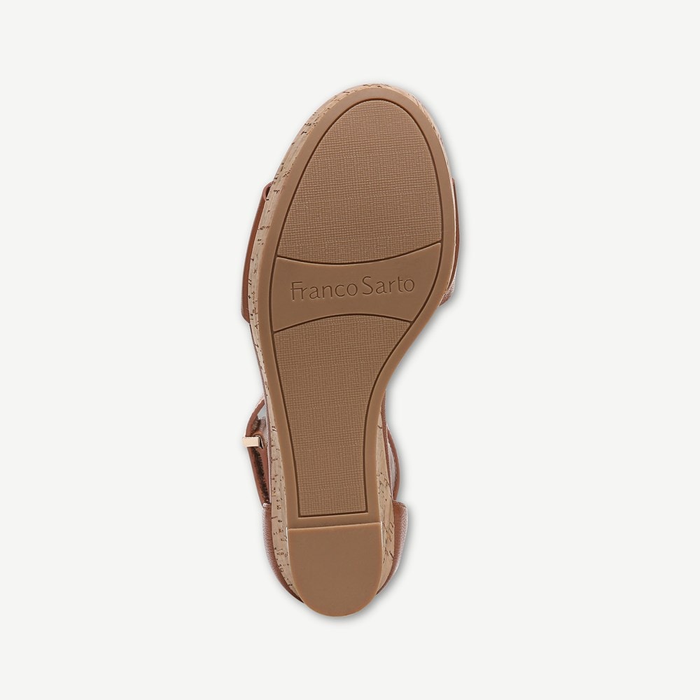 Franco Clemens Cork Wedge Sandal - Bottom