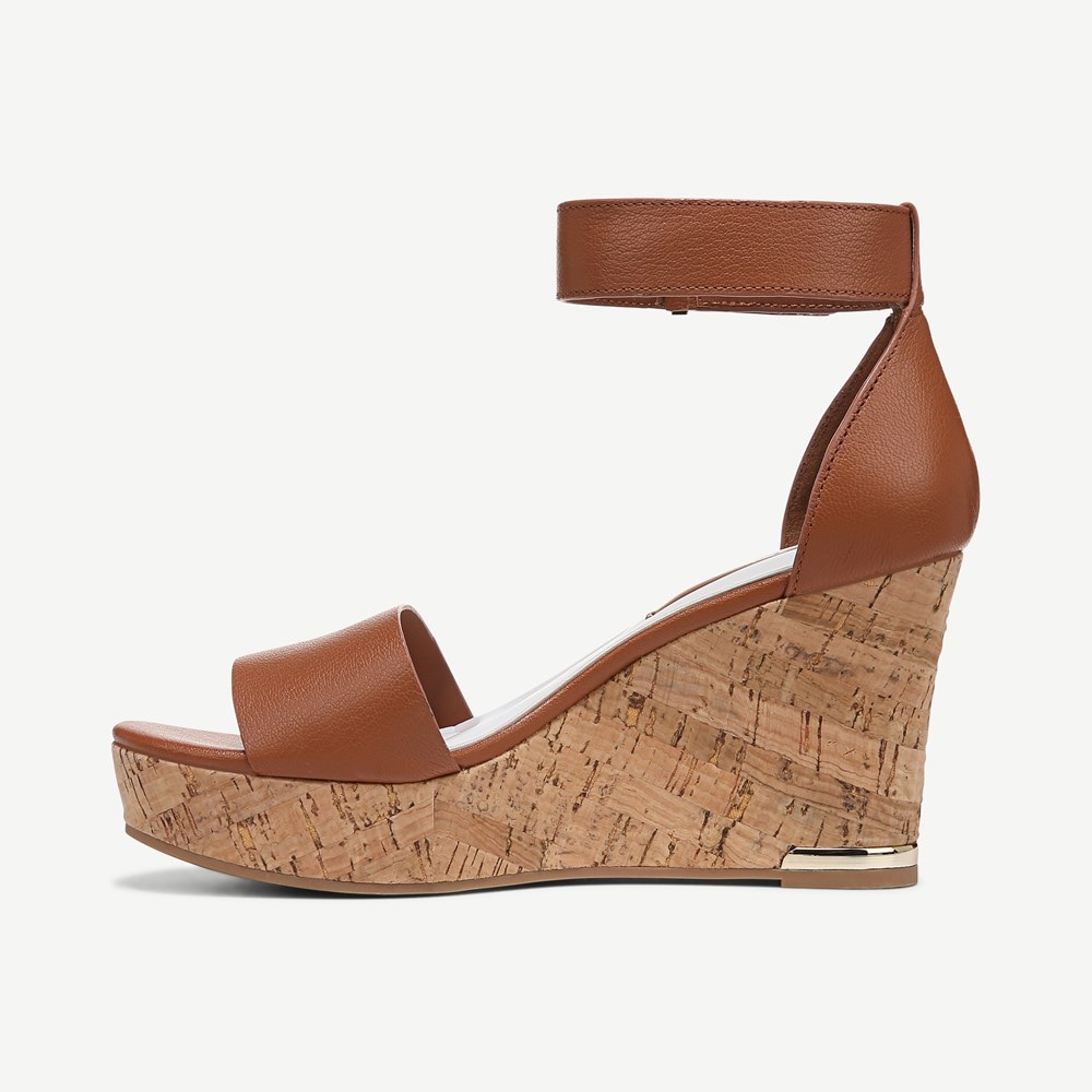 Franco Clemens Cork Wedge Sandal - Left