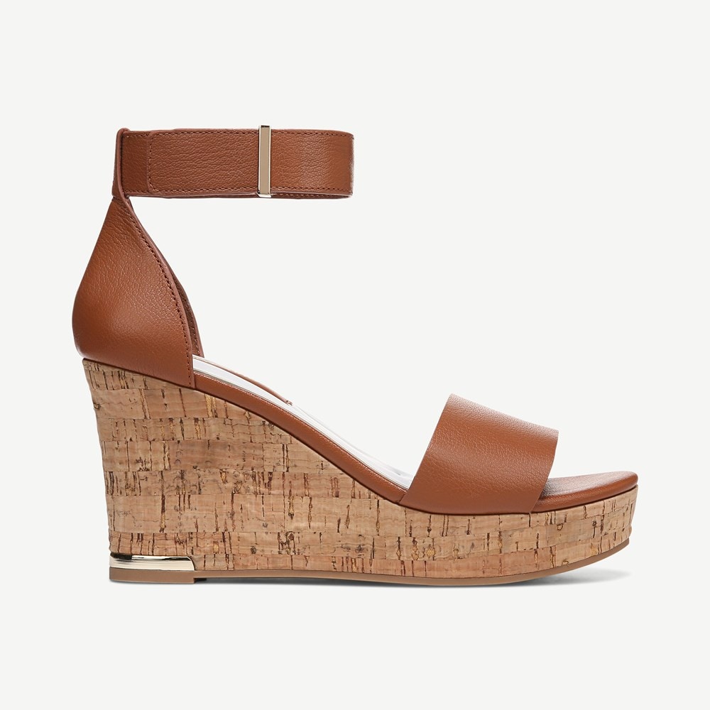 Franco Clemens Cork Wedge Sandal - Right