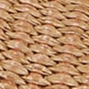 Tan Raffia/White Leather