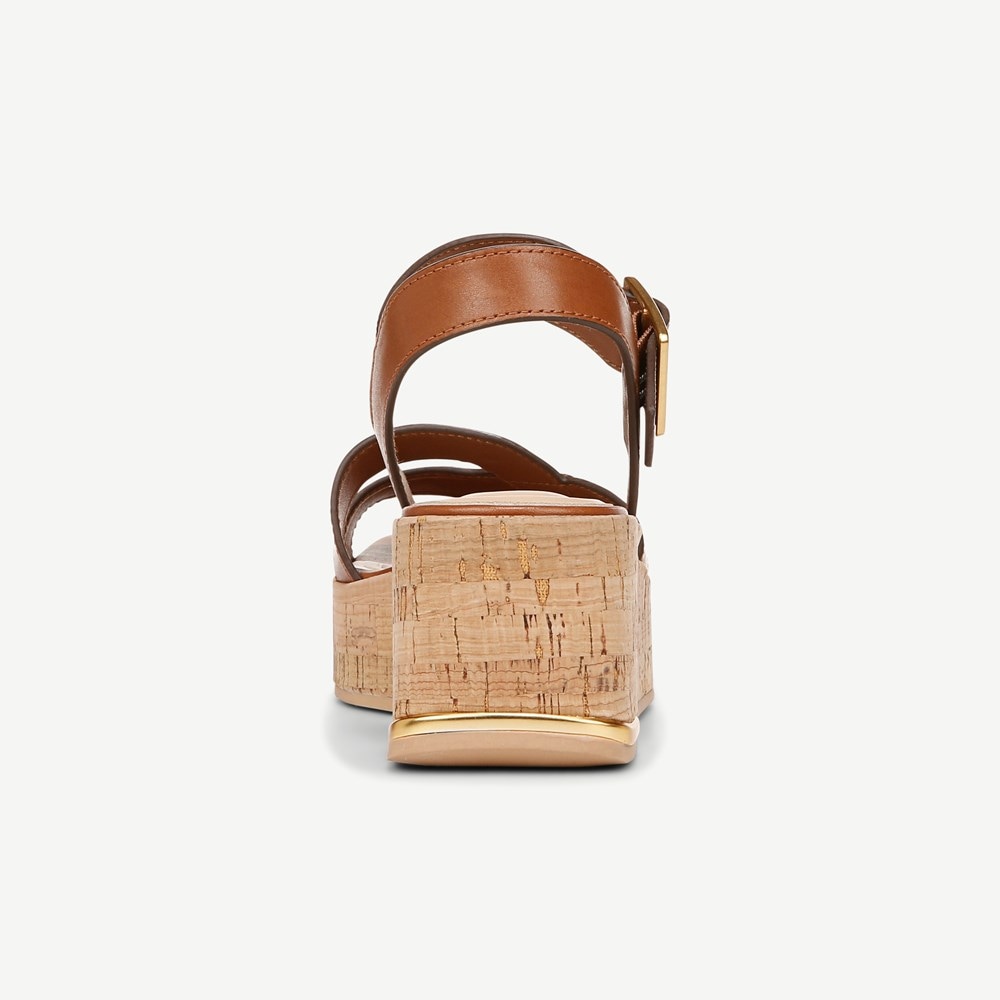 Sarto Tilly Cork Platform Sandal - Back