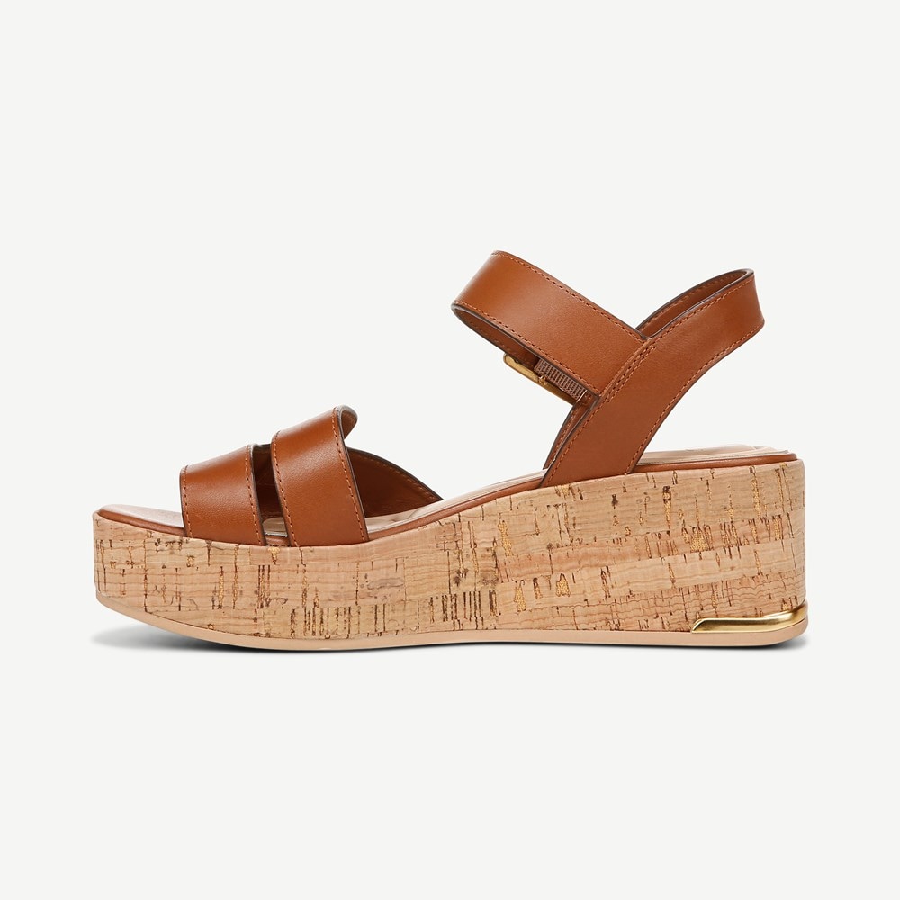 Sarto Tilly Cork Platform Sandal - Left