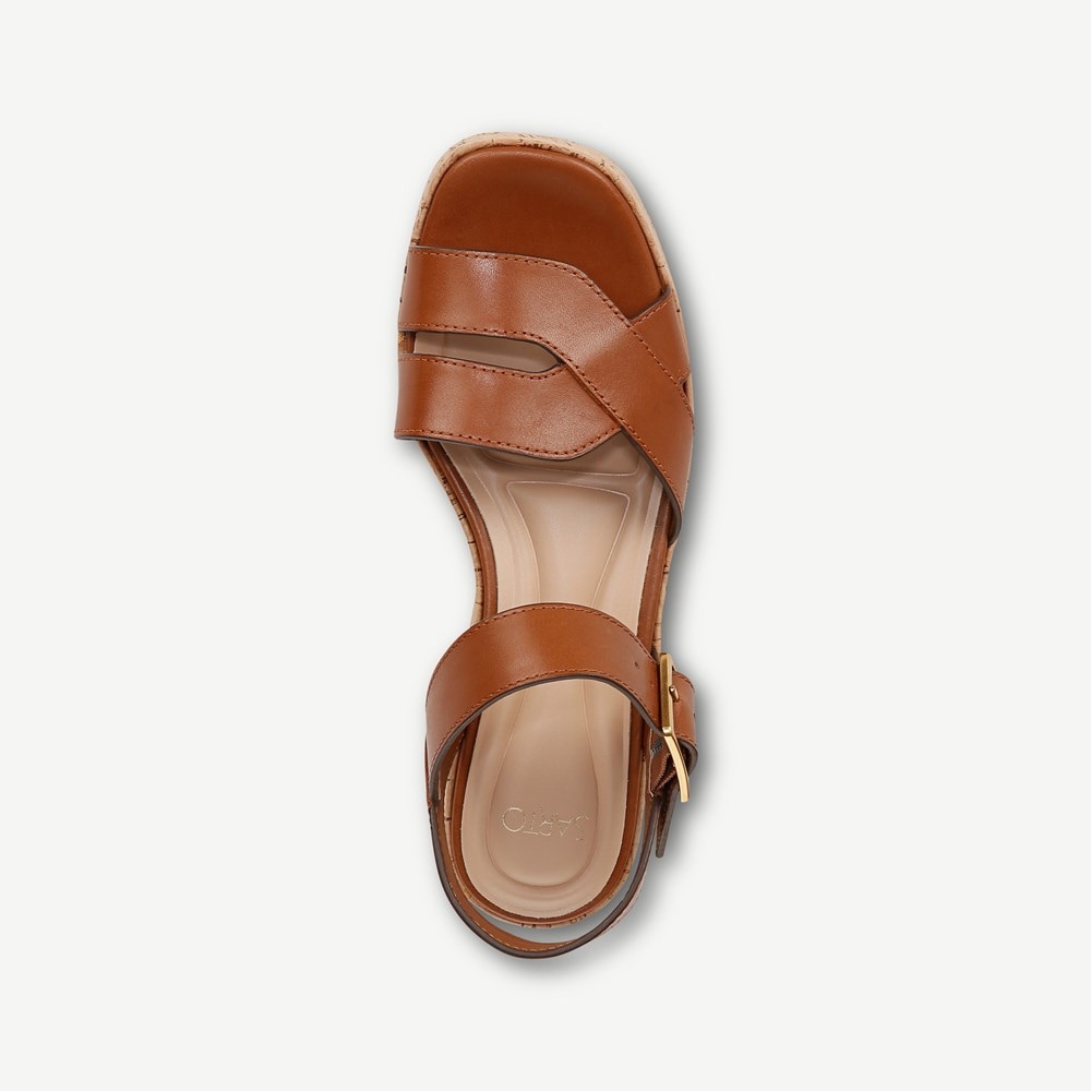Sarto Tilly Cork Platform Sandal - Top