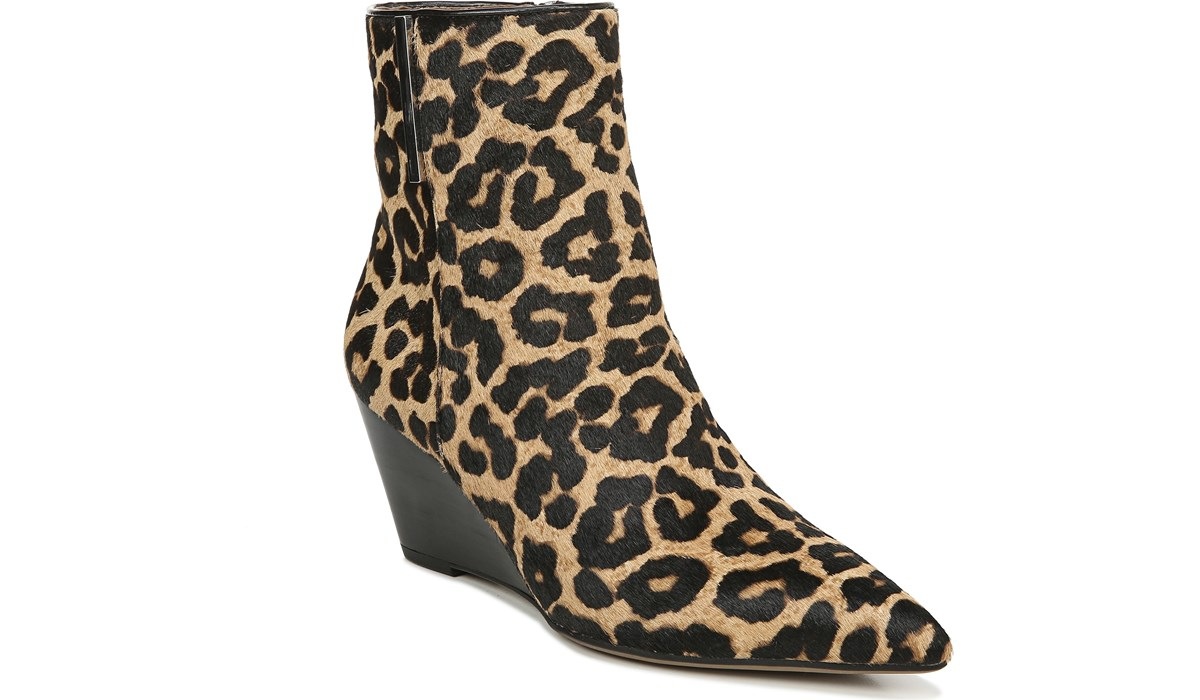 franco sarto bette bootie leopard