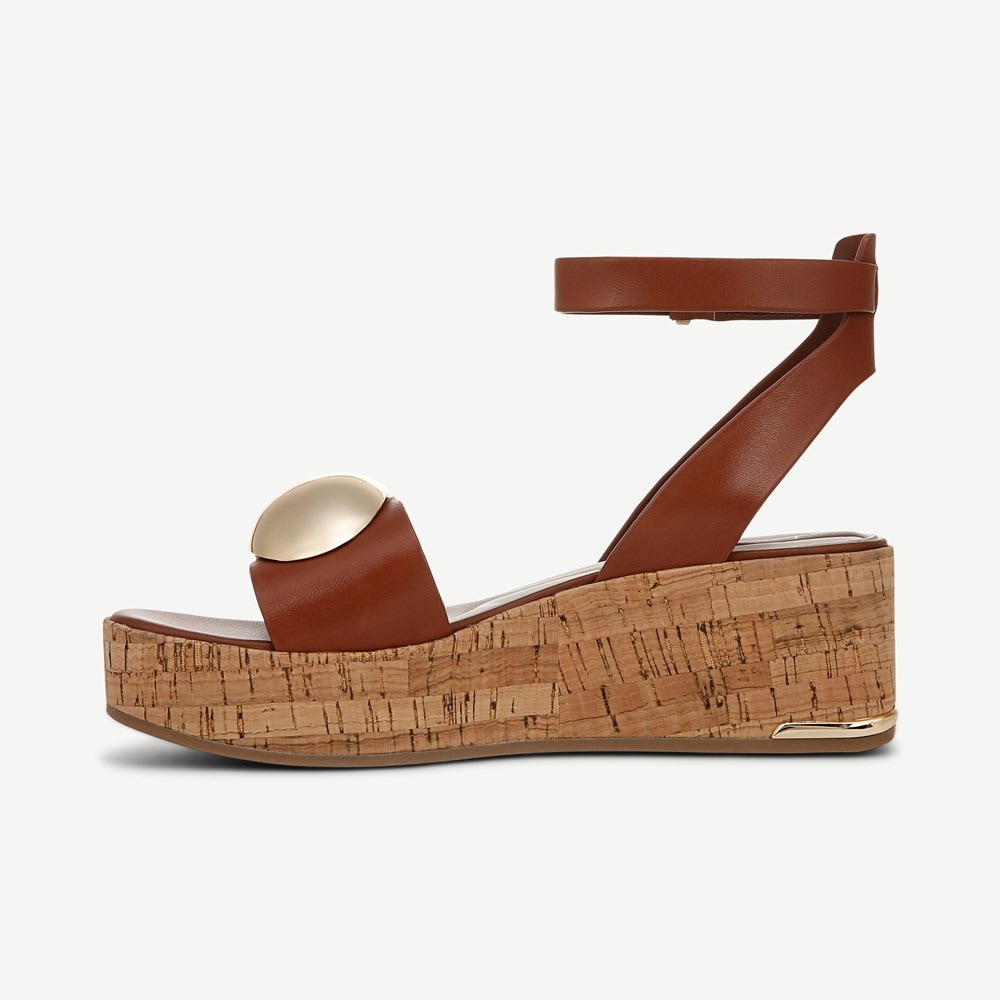 Franco Taysha Cork Platform Sandal - Left