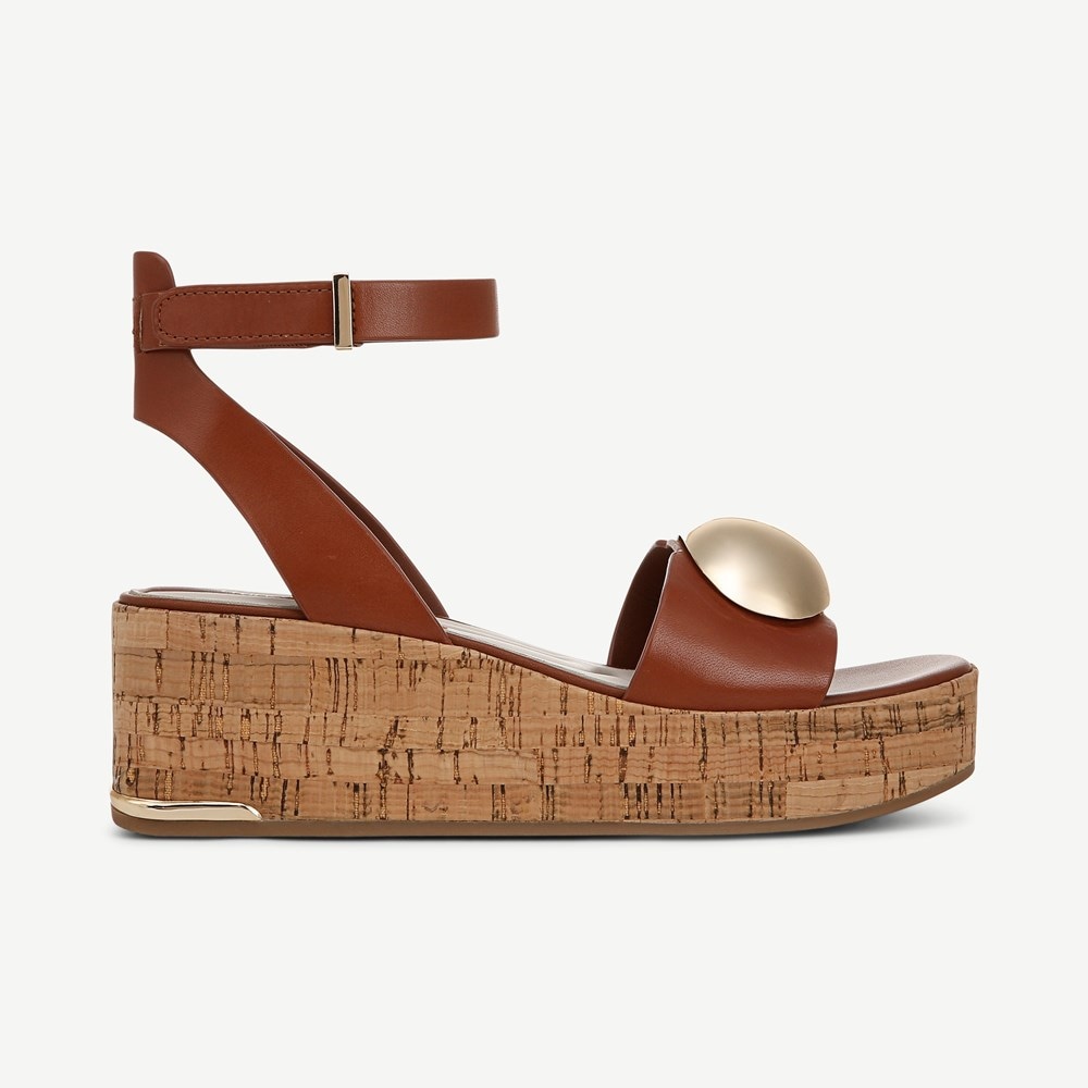 Franco Taysha Cork Platform Sandal - Right
