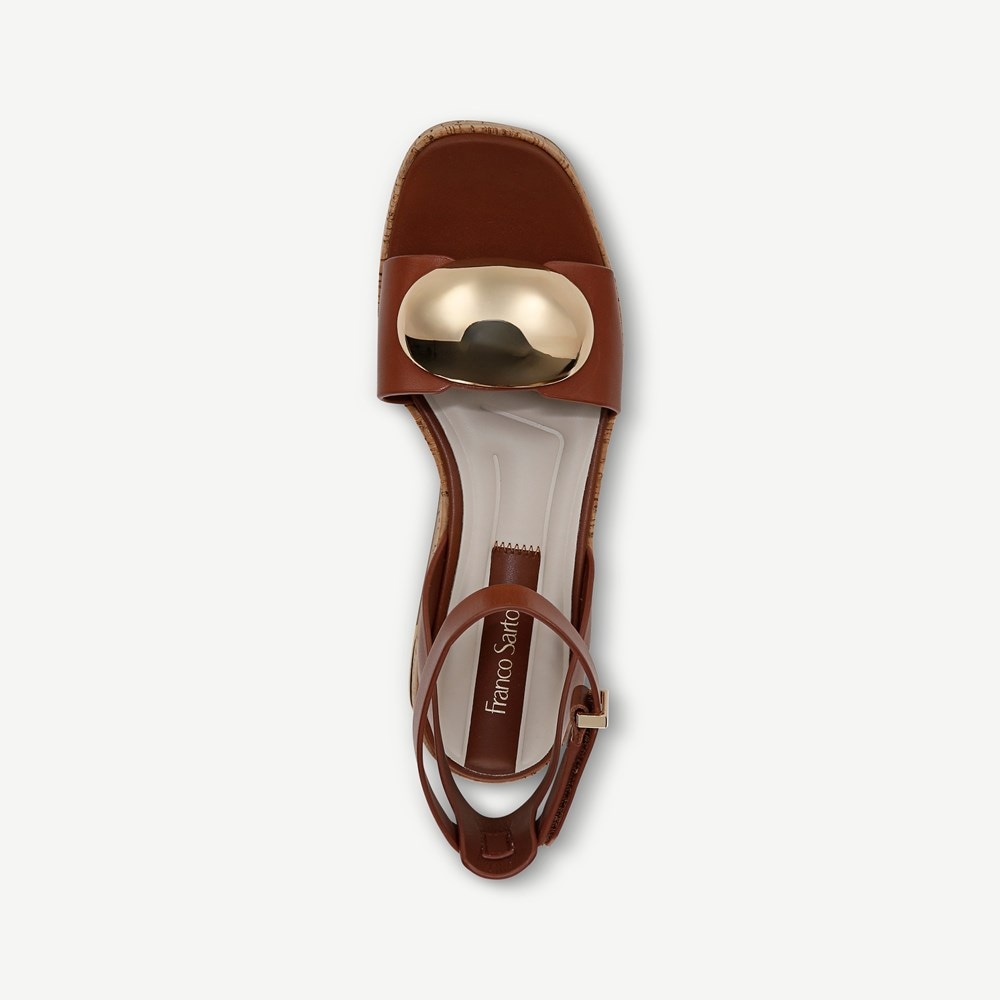 Franco Taysha Cork Platform Sandal - Top