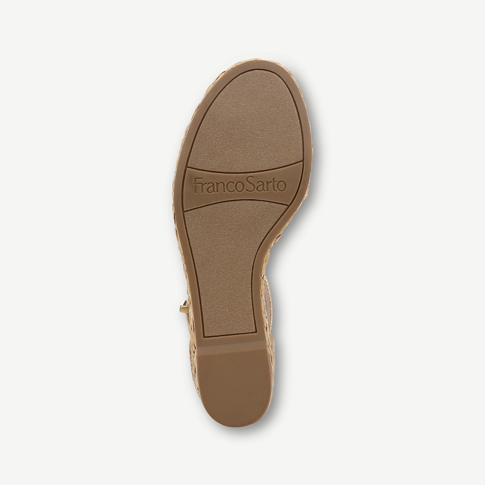 Franco Clemens Espadrille Wedge Sandal - Bottom
