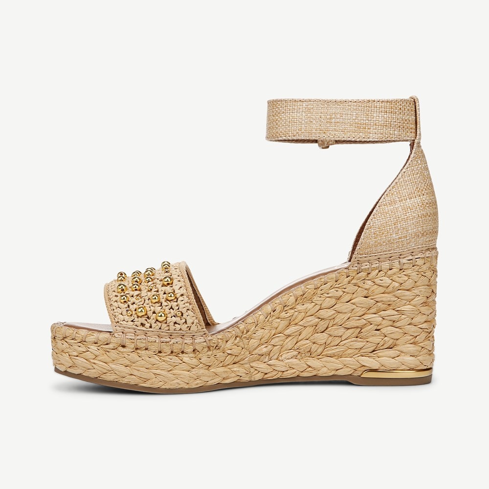 Franco Clemens Espadrille Wedge Sandal - Left