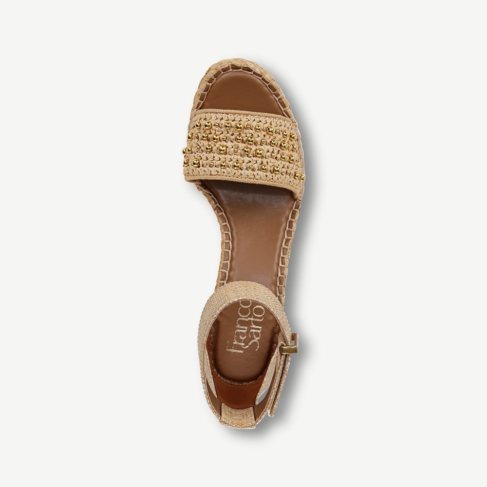Franco Clemens Espadrille Wedge Sandal - Top