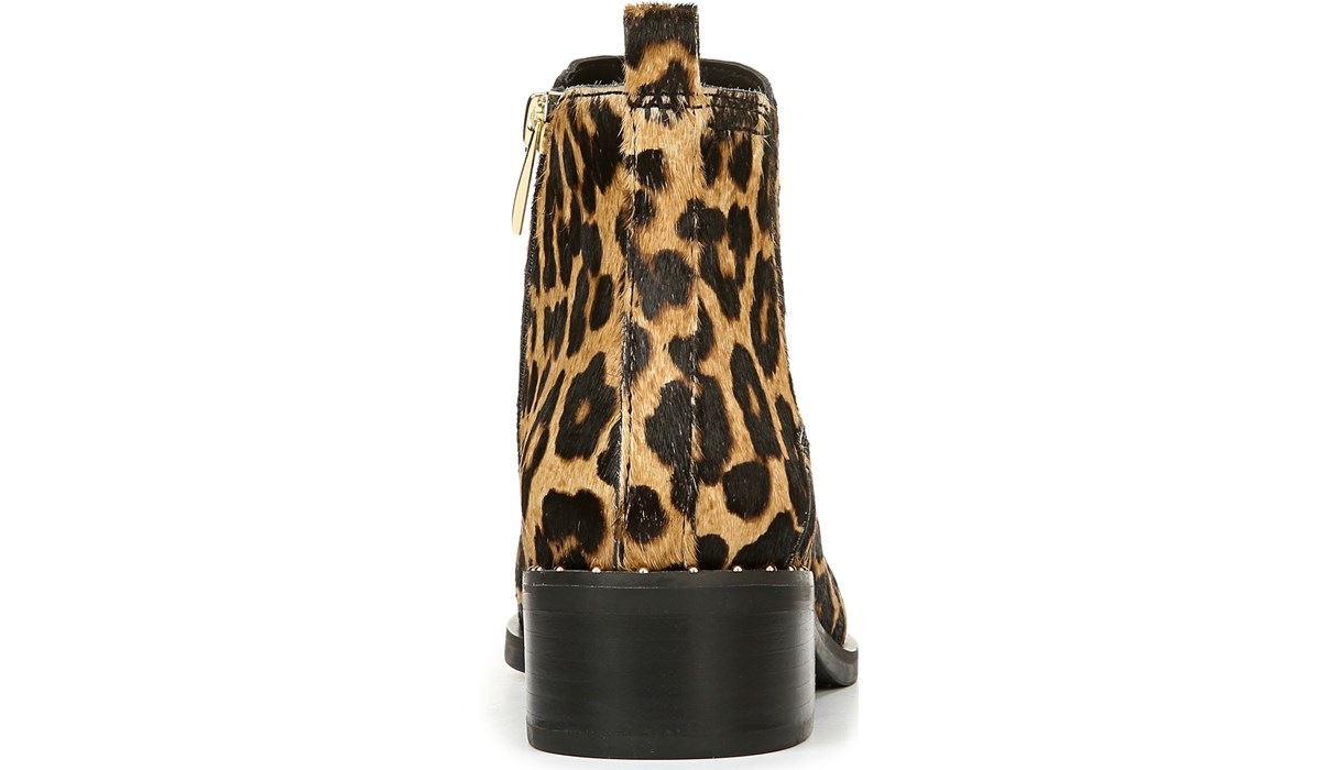 franco sarto leopard booties