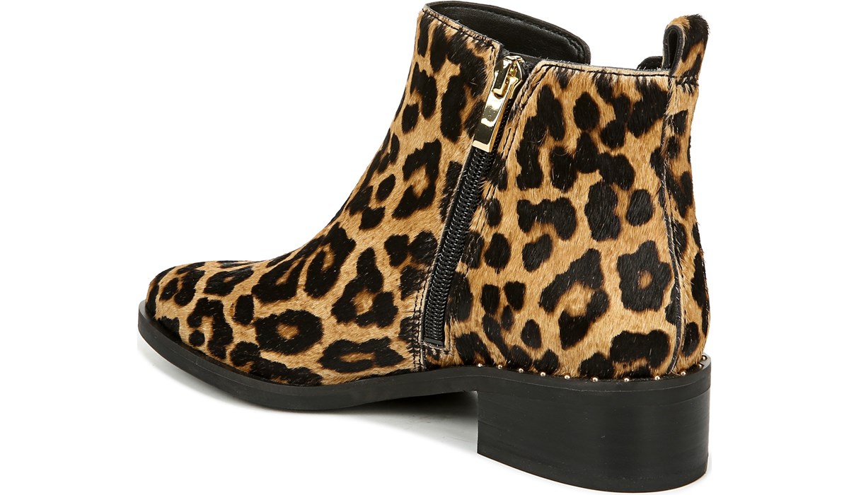 franco sarto reeve ankle booties leopard