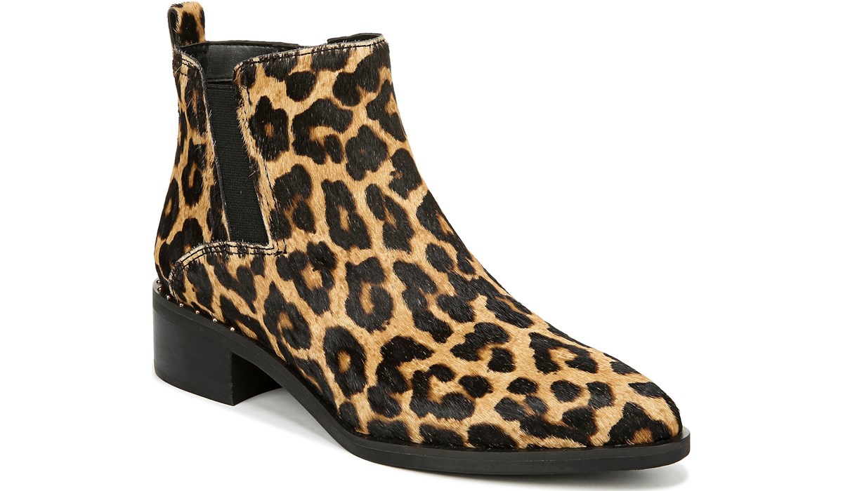 franco sarto leopard booties