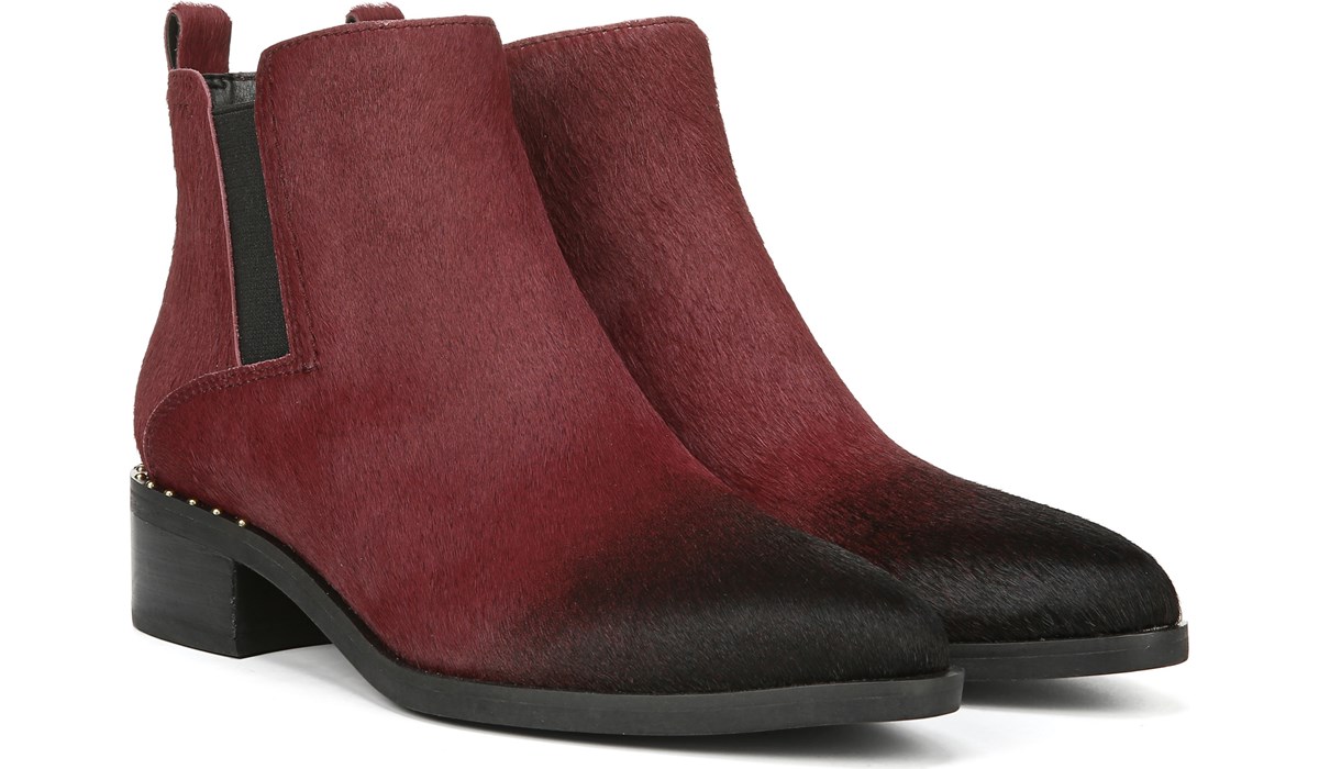 franco sarto calf hair booties