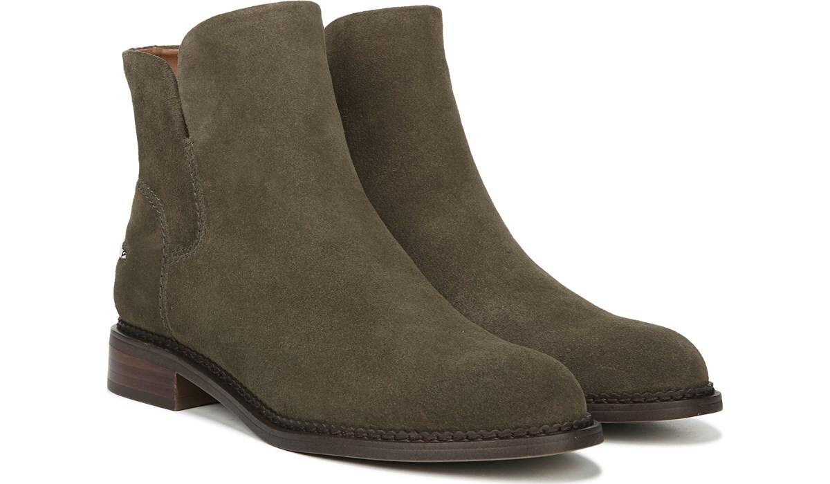 franco sarto green suede boots
