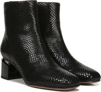 franco waxton block heel bootie