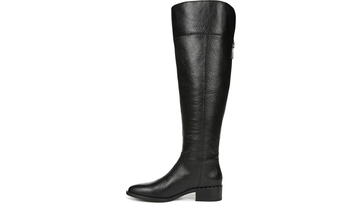franco sarto wide calf boots black
