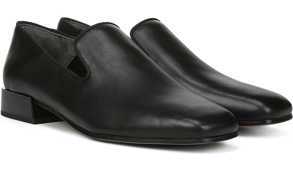 franco sarto white loafers