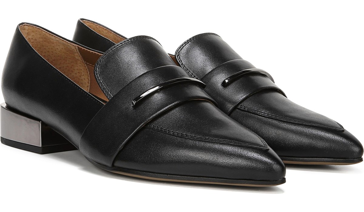 franco sarto black loafers