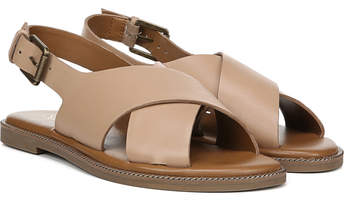 franco sarto kayleigh slingback leather sandal