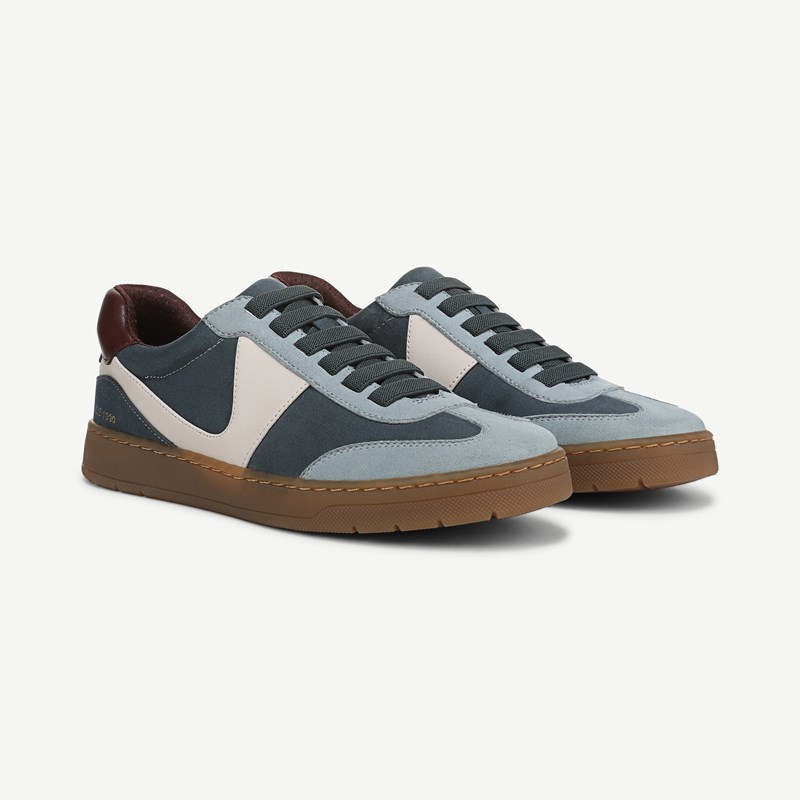 Franco Sarto Franco Ponti Sneaker (Neptune Blue Microfiber) 11.0 M Slip On Fit, Round Toe, Slip-On Fit, Platform Heels