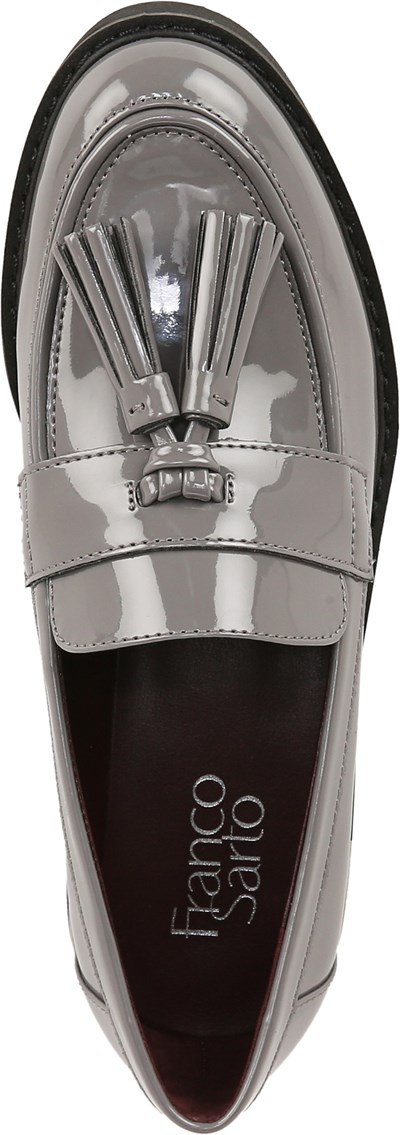 Grey patent loafers womens 2025