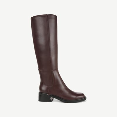 thumbnail image 2 of Franco Sarto Motor Over The Knee Stretch Back Boots In Black 2 of 11