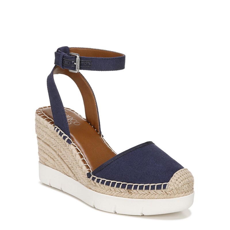 franco sarto navy wedge