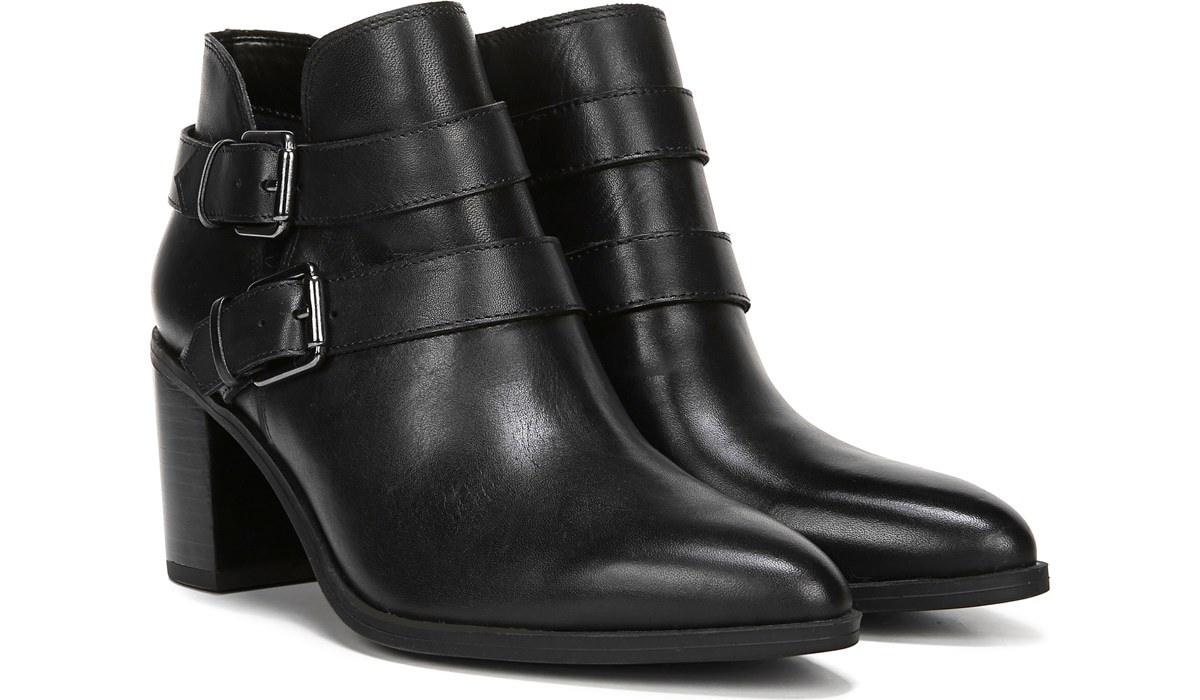 franco sarto side buckle booties