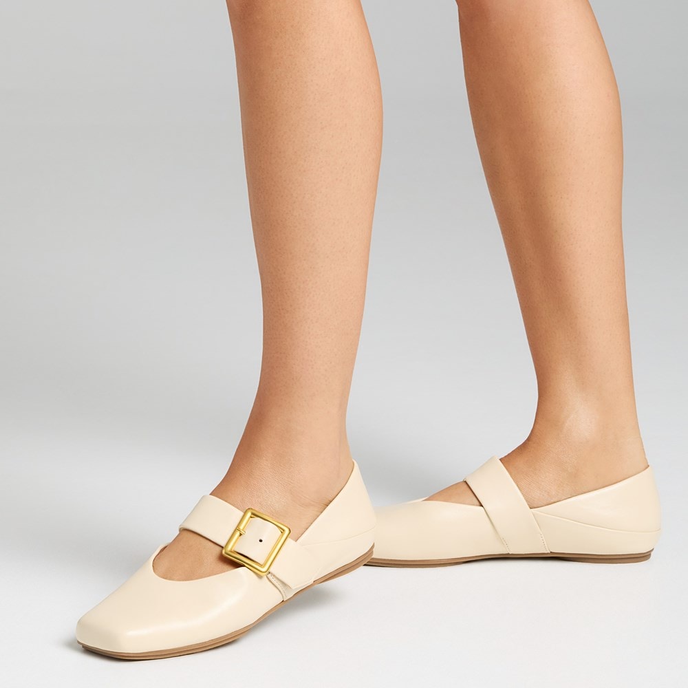 (取寄) フランコ サルト レディース  Franco Sarto women Oakes Ivory White Franco Oakes Mary Jane | Womens Flats | Franco Sarto