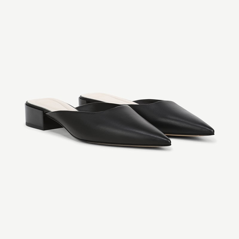 Sarto By Franco Sarto Sarto Bennet Mule (Black Leather) 10.0 M Pointed Toe