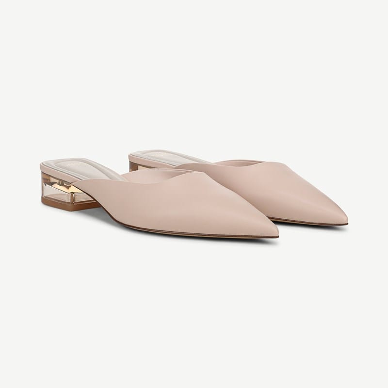 Sarto By Franco Sarto Sarto Bennet Mule (Soft Blush Pink Leather) Pointed Toe