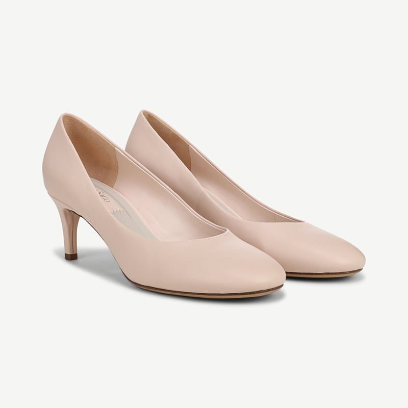Franco Sarto Franco Kamari Pump (Soft Blush Pink Leather) 8.0 M Pointed Toe