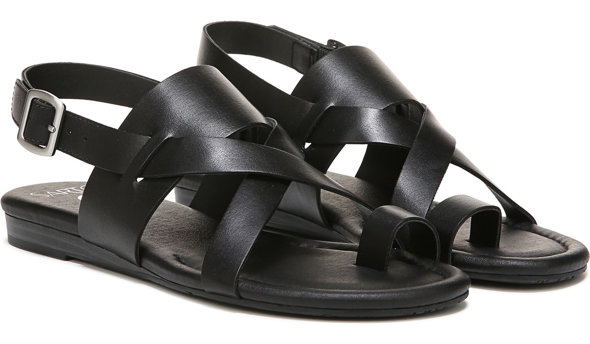 franco sarto black sandals