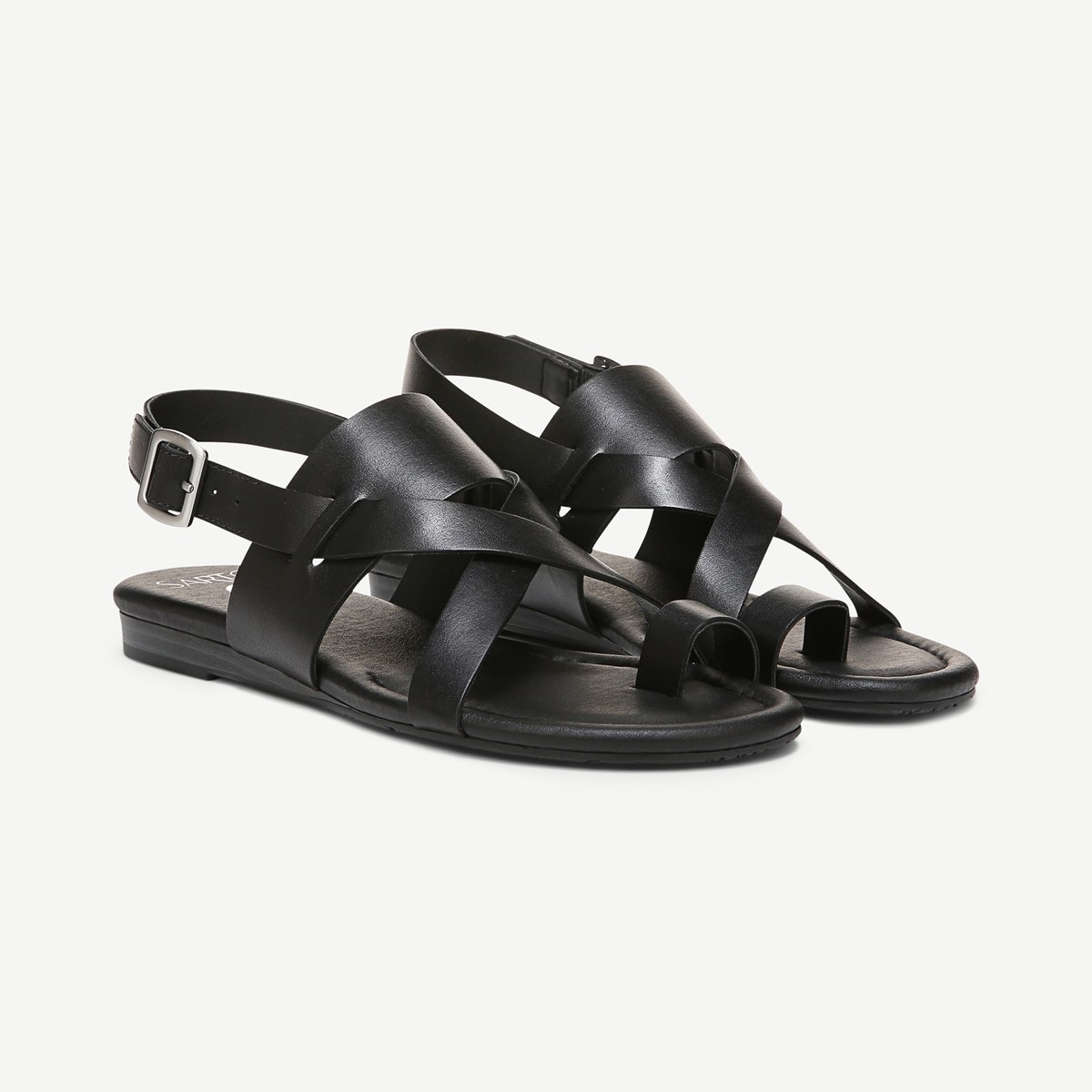 franco sarto black sandals