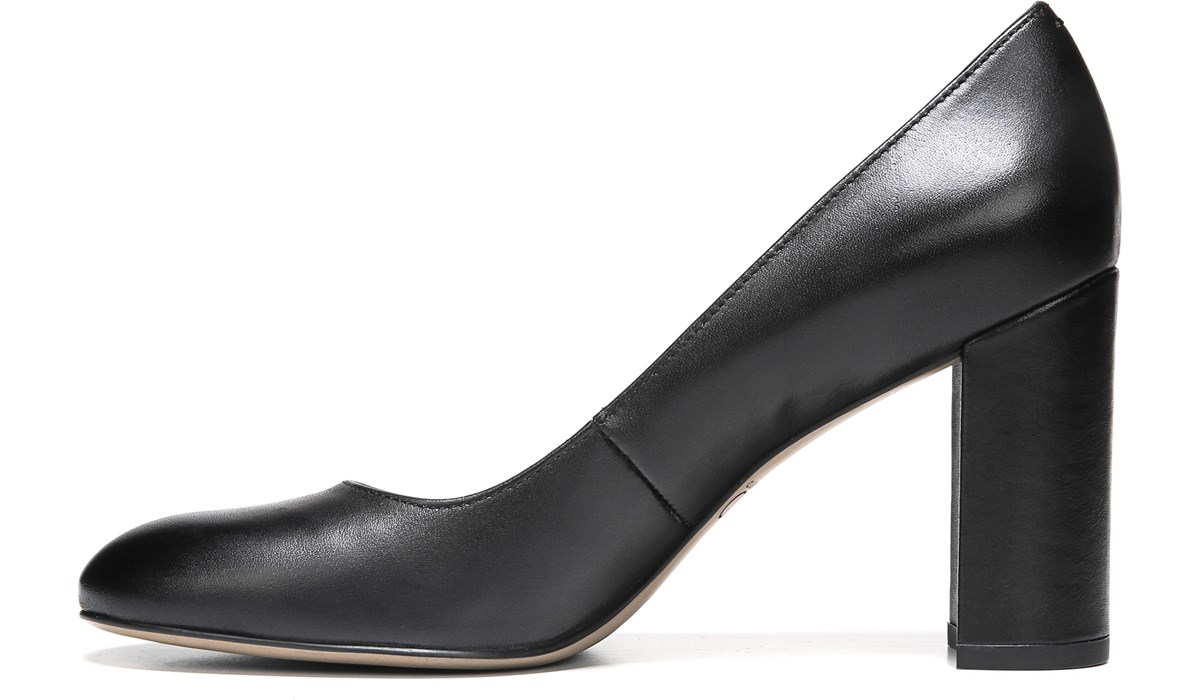 aziza block heel pump