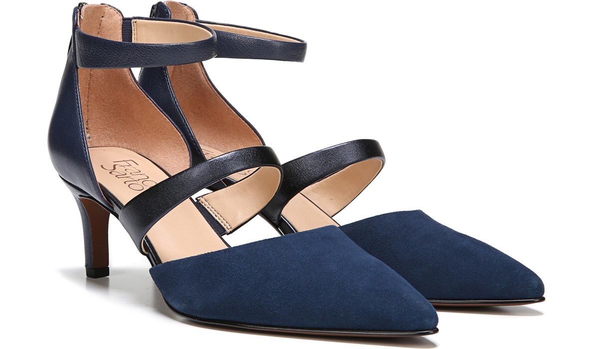 franco sarto navy blue pumps