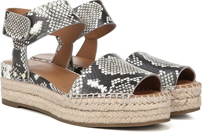 oak platform wedge espadrille